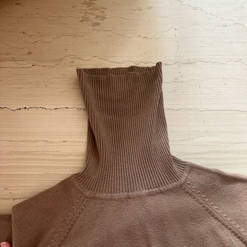 Zara turtleneck sweater new, beige, size S-M