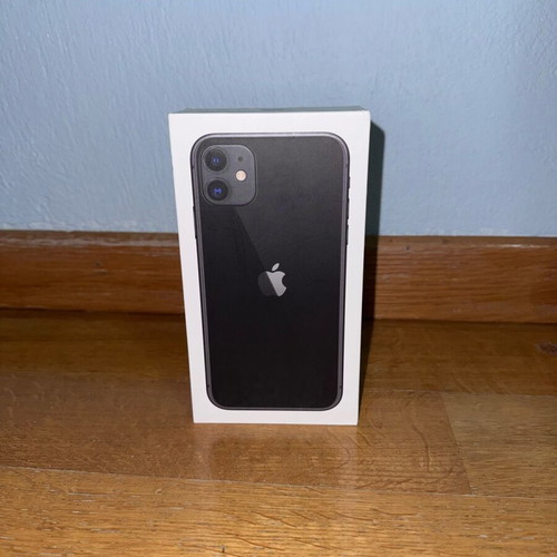IPhone 11 128GB black used with Dual SIM and 75% battery health