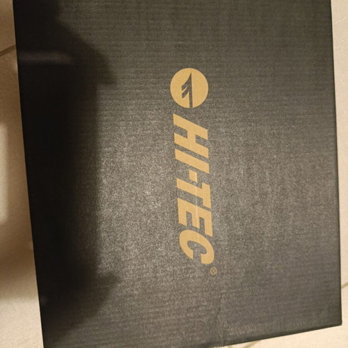 Hi-Tec Blackout Mid WP JR blue orange kids shoes size 36