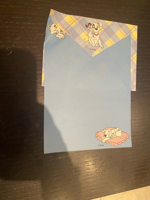 101 Dalmatians stationery set like new