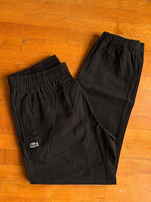 Lacoste Pants Black Like New, Size S-M