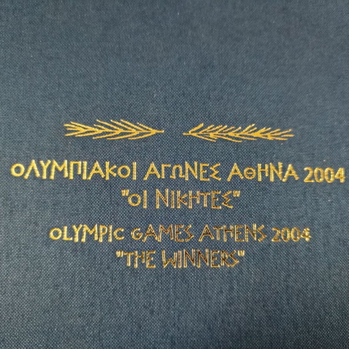 Olympic Games 2004 The Winners luxury stamp album new