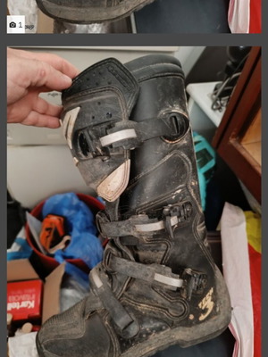 Alpinestars motocross boots like new, size 42