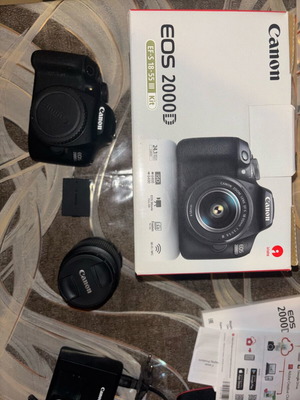 Canon EOS 2000D EF-S 18-55mm kit σαν καινούργιο