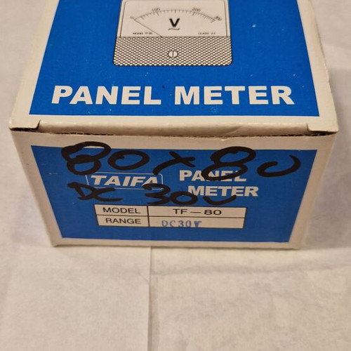 Analog Panel Voltmeter TAIFA TF-80 DC 30V 80x80mm new