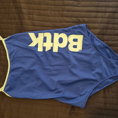 Bodytalk one-piece swimsuit used, size Large, blue