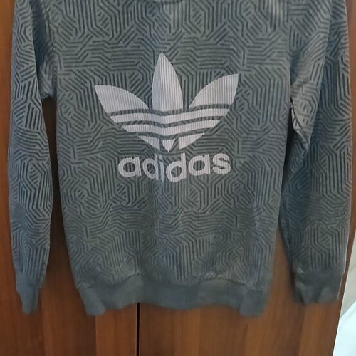 Adidas sweatshirt like new, gray, size S