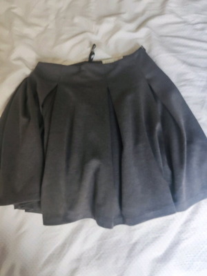 Badila mini skirt gray like new, size S