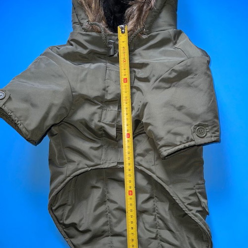 Dog jacket new, 45 cm with free toy