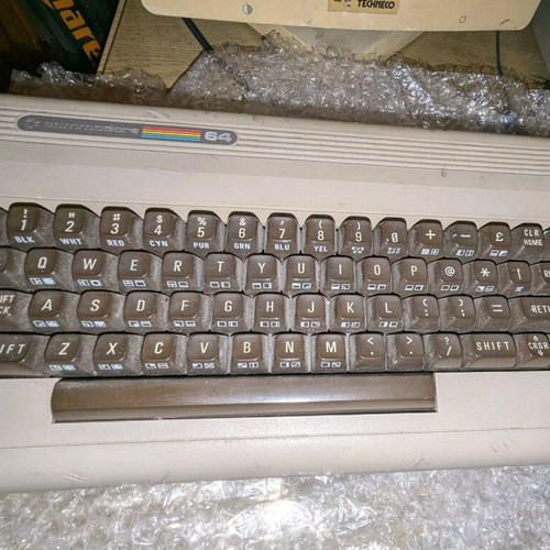 Commodore 64 used breadbox unit tested, no cables
