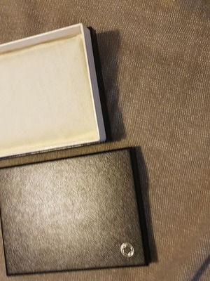 Mont Blanc card wallet used, black, almost new
