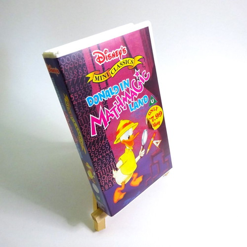 Donald in Mathmagic Land VHS used, Walt Disney mini Classics