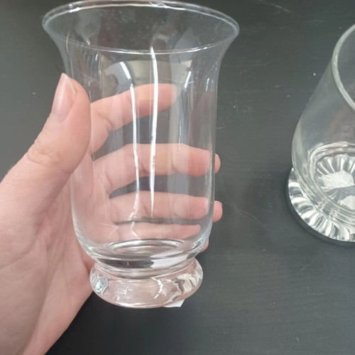 Low Glasses set of 2 like new