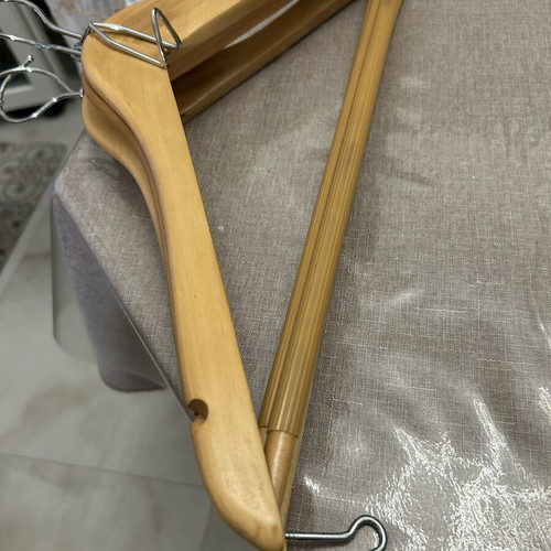 Wooden hangers set of 4, like new