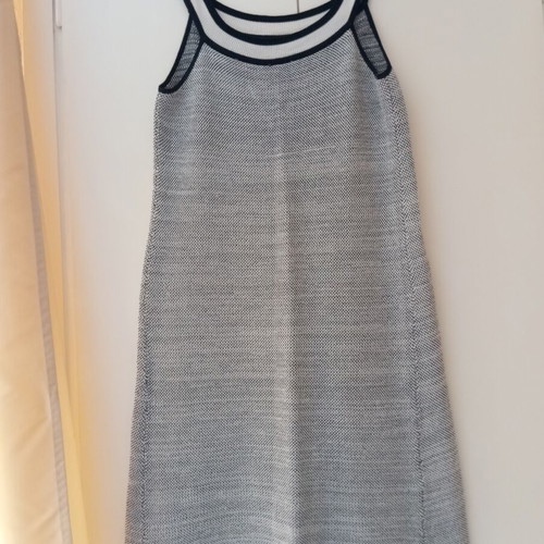Cotton dress used, gray shades, size M