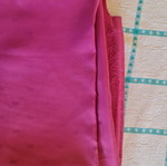 Shiny pink fabric