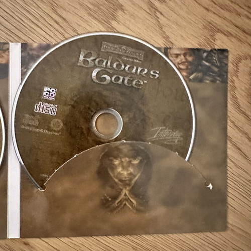 Baldur’s Gate PC game in excellent condition