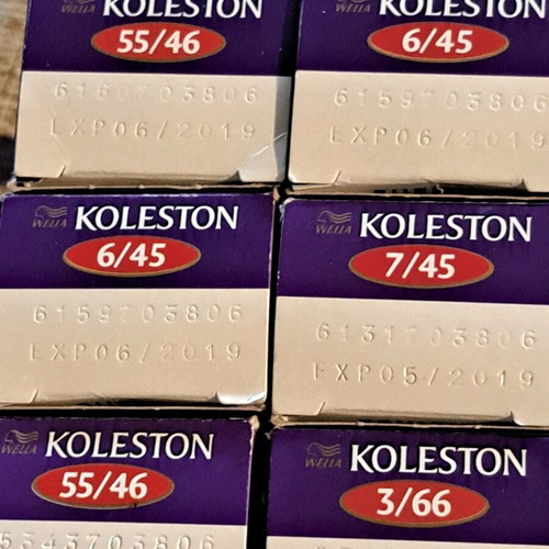 Koleston Hair Dyes new, set of 6