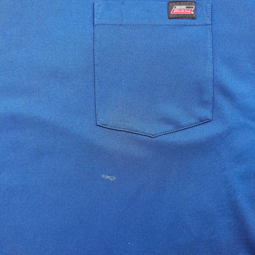 Dickies Workwear Long Sleeve Pocket Tee 2XL Royal Blue