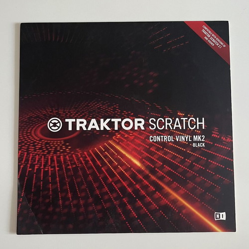 Traktor MK2 Control Vinyl used, pack of 2 with Butter Rug 2 slipmats