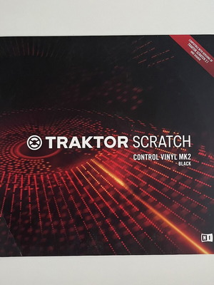 Traktor MK2 Control Vinyl used, pack of 2 with Butter Rug 2 slipmats