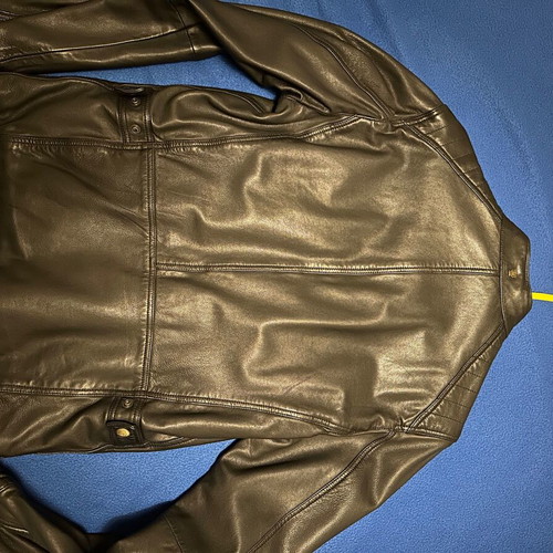 Massimo Dutty leather jacket new, size M, black