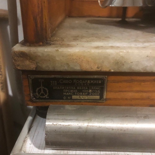 Precision scale Soviet-made used, needs servicing