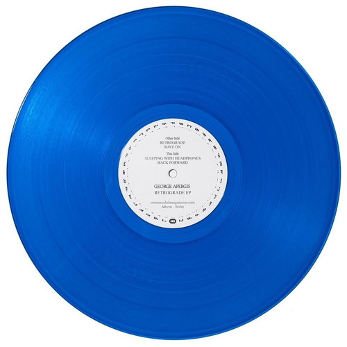 George Apergis Retrograde EP Modular Expansion 12" colored blue vinyl new