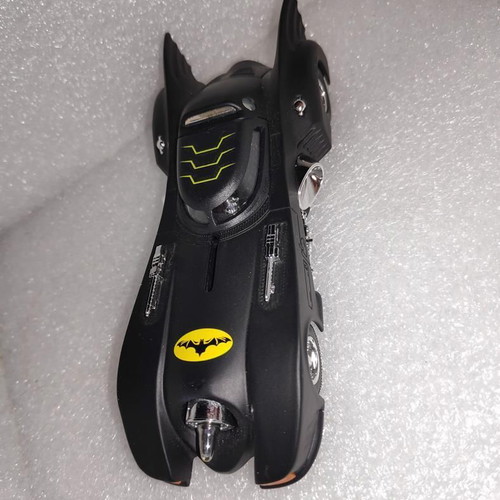 Batman Batmobile 1989 Justice Warrior metal model with light and sound