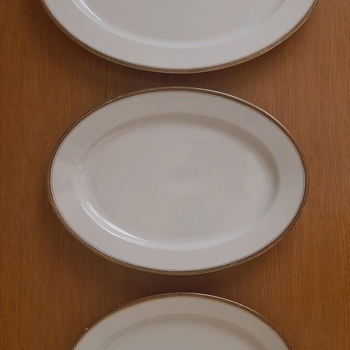 Set of 4 Serving Platters Bavaria Porcelain H & Co SELB BAVARIA