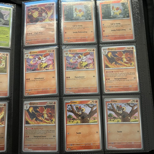 Pokémon TCG Chaos Rising Base Set with 540-Card Binder like new