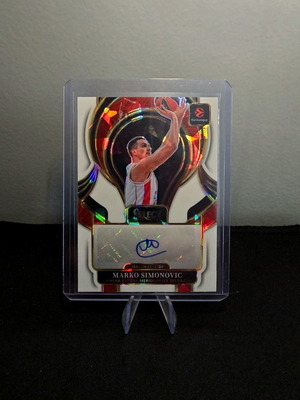 Marko Simonovic Auto Panini Origins Euroleague 2024-25 Crvena Zvezda card new