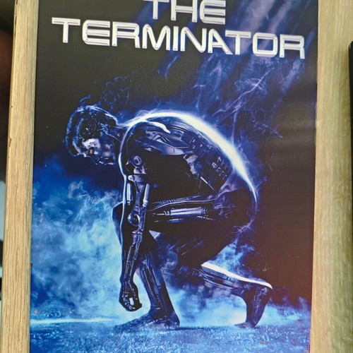 Metal decorative sign The Terminator like new