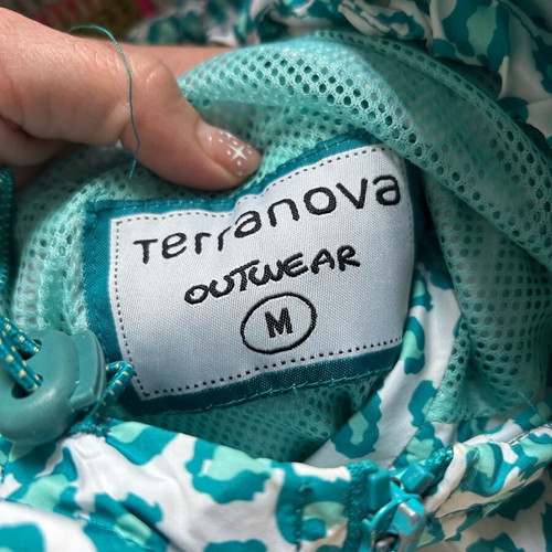 Terranova windbreaker jacket used, multicolor, size M