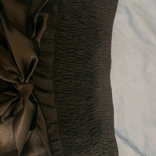 Baloon skirt black with rhinestones like new, size S/M