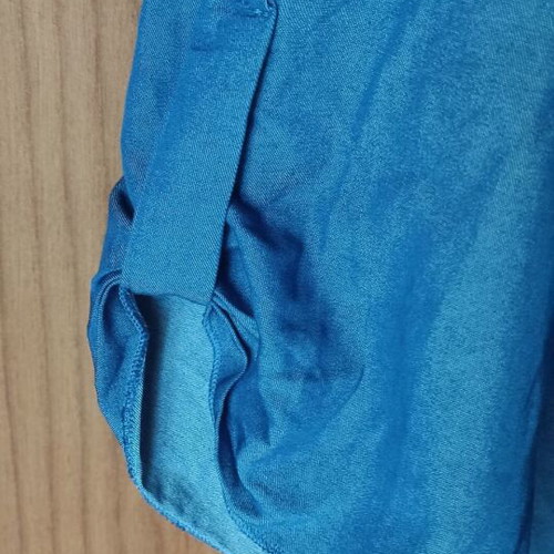 V-neck denim shirt plus size like new from Pretty Jusy