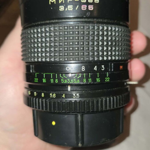 Mir-38B 65mm f/3.5 lens like new, vintage Soviet