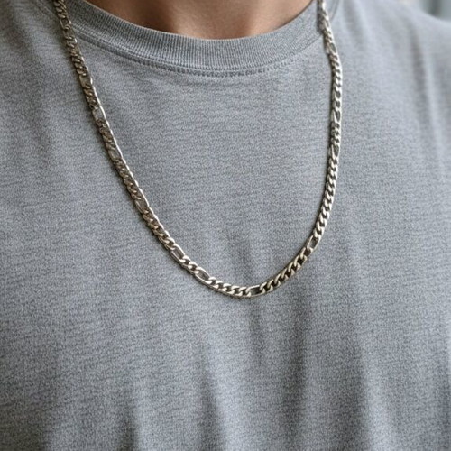 Silver vintage chain 66 cm like new