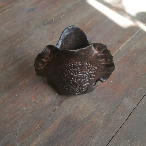 Ceramic antique vase restored