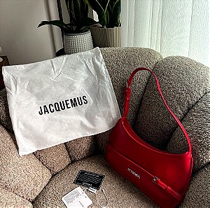 Jacquemus Le Bisou Belted bag red