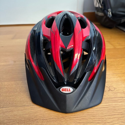 Bell Ukon FS cycling helmet used, red-black 54-61cm