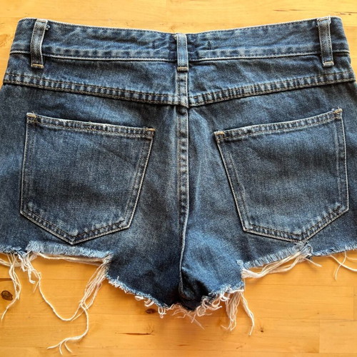 Pull&Bear denim shorts used, size S with cutouts