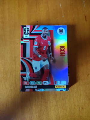 David Alaba Panini card original, new
