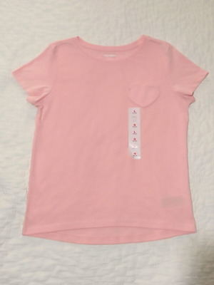 Old Navy Kids Pink T-Shirt with Heart New, Size L 10-12