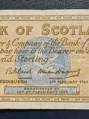 Scotland 1 Pound 1964 μεταχειρισμένο