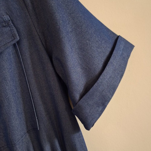 Maxi semizie dress blue, like new, FN Fashion Italy