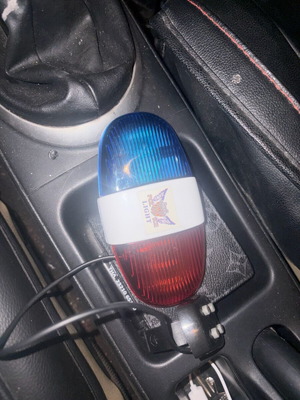 Police siren toy like new with four tones