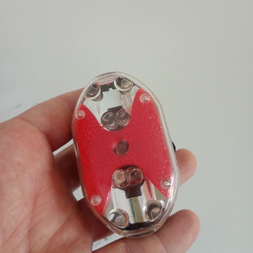 Bicycle light used, functional with batteries included