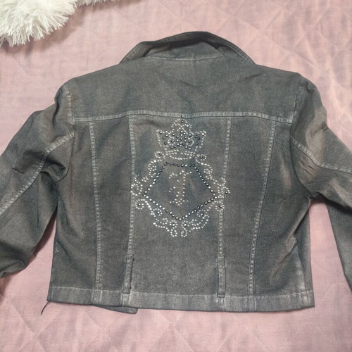 Denim jacket gray medium like new