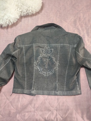 Denim jacket gray medium like new